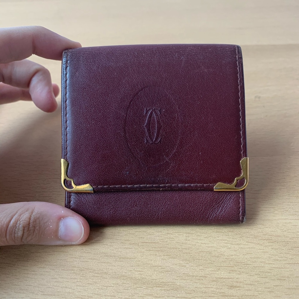 Vintage Cartier Must De Cartier Coin Wallet